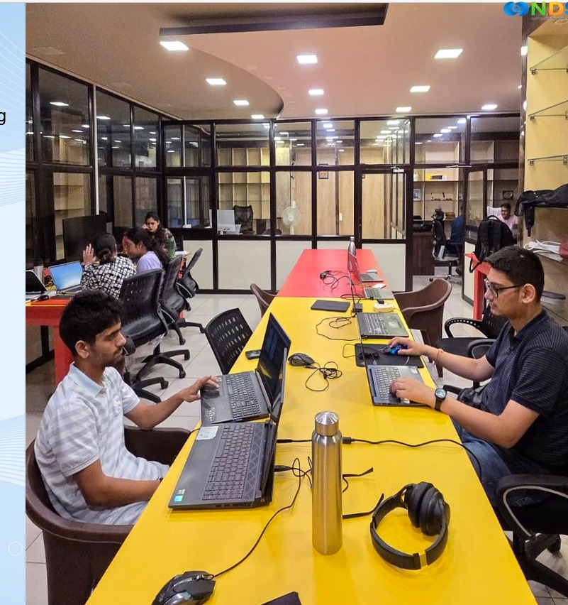 NDS team working in the office